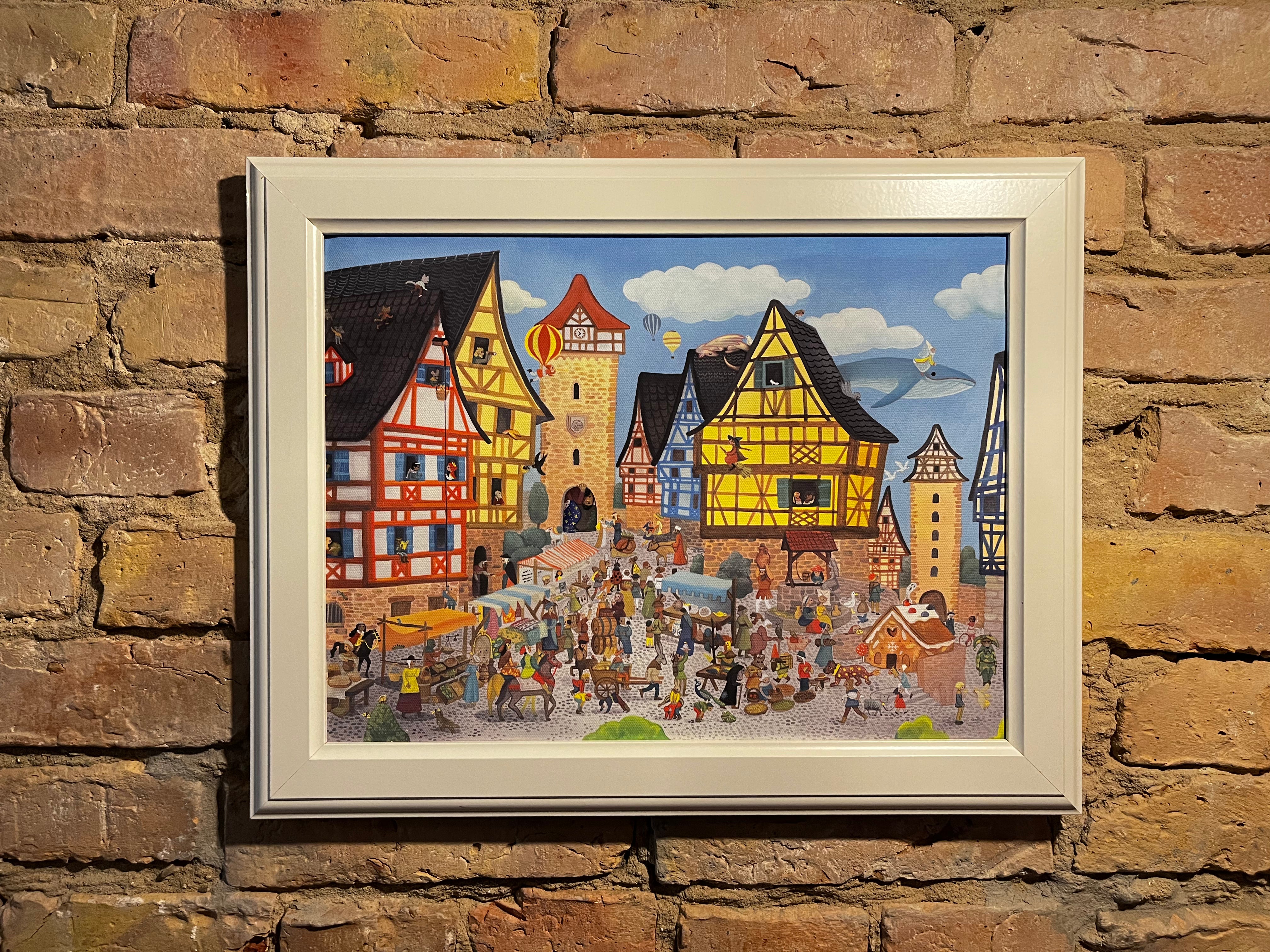 Wimmel World Canvas